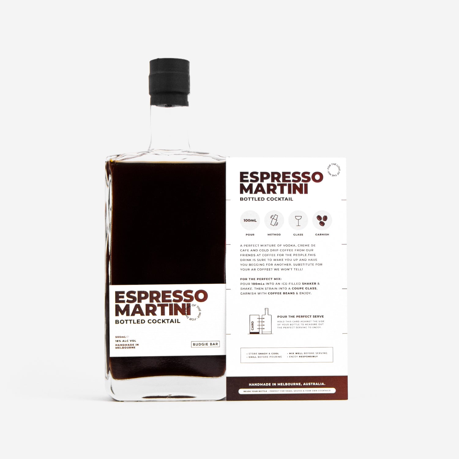 Espresso Martini 500mL Bottled Cocktail