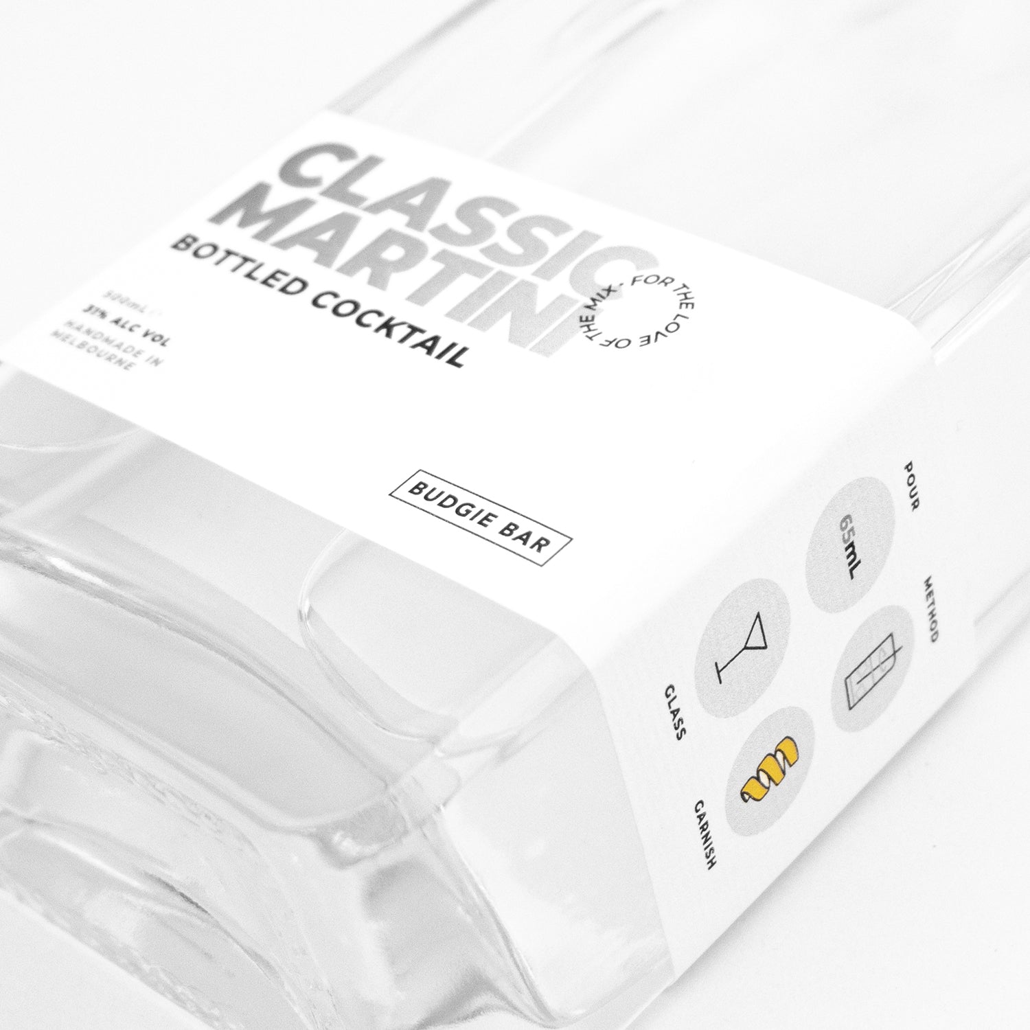 Classic Martini 500mL Bottled Cocktail