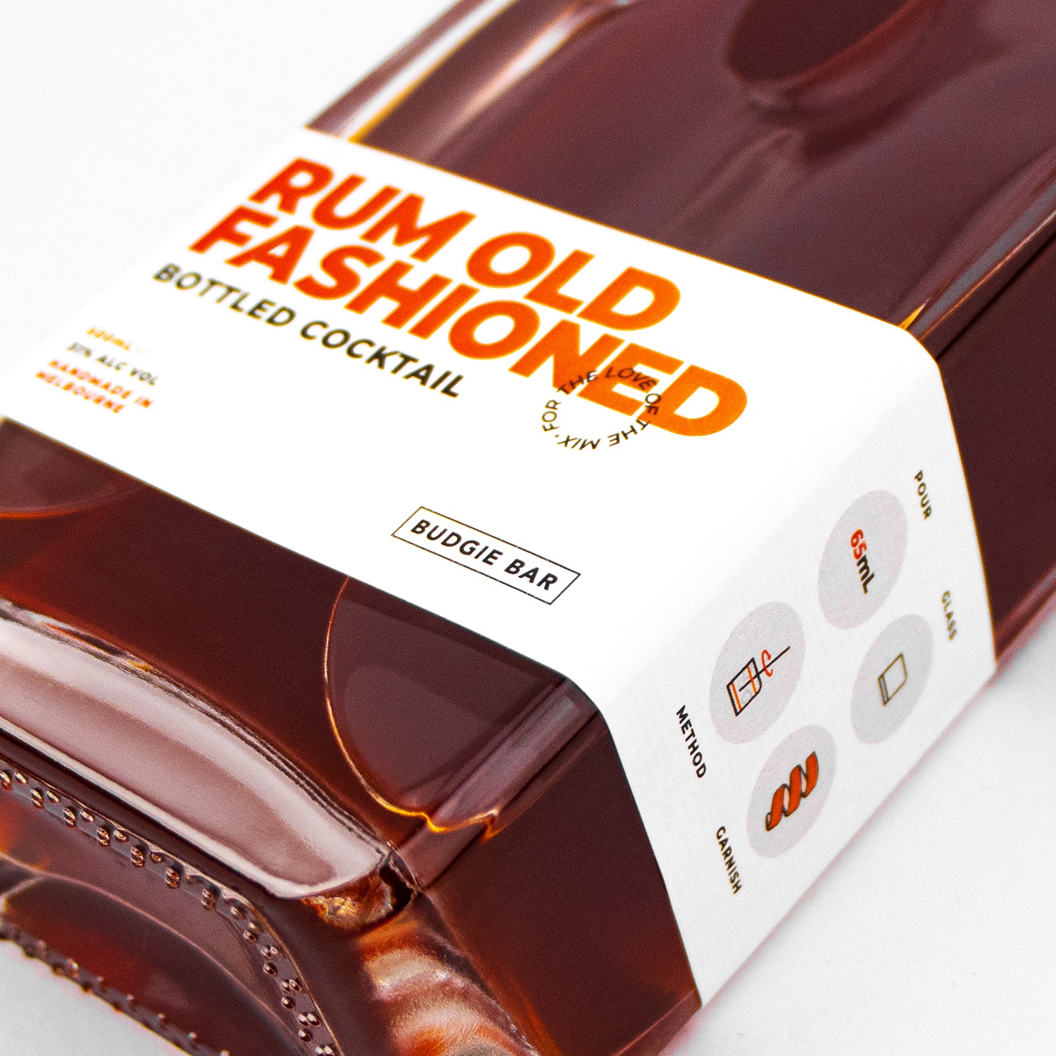 Rum Old Fashioned 500mL Bottled Cocktail