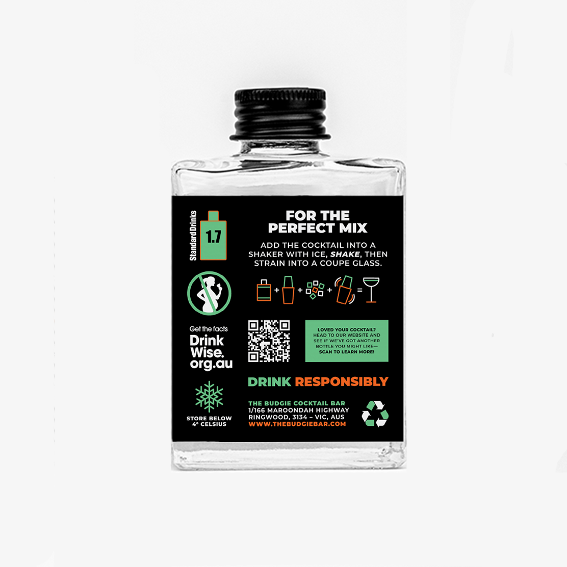 Witch's Brew Halloween Bottled Cocktail