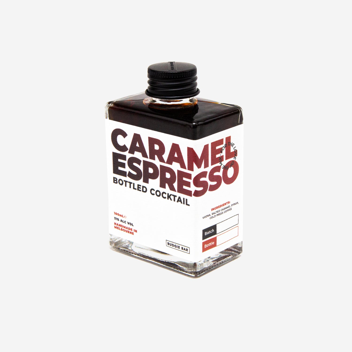 Salted Caramel Espresso Bottled Cocktail