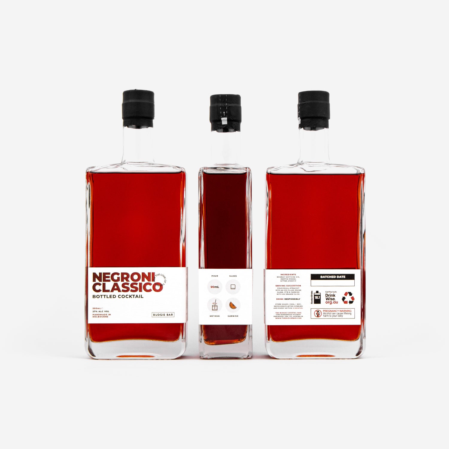 Negroni Classico 500mL Bottled Cocktail