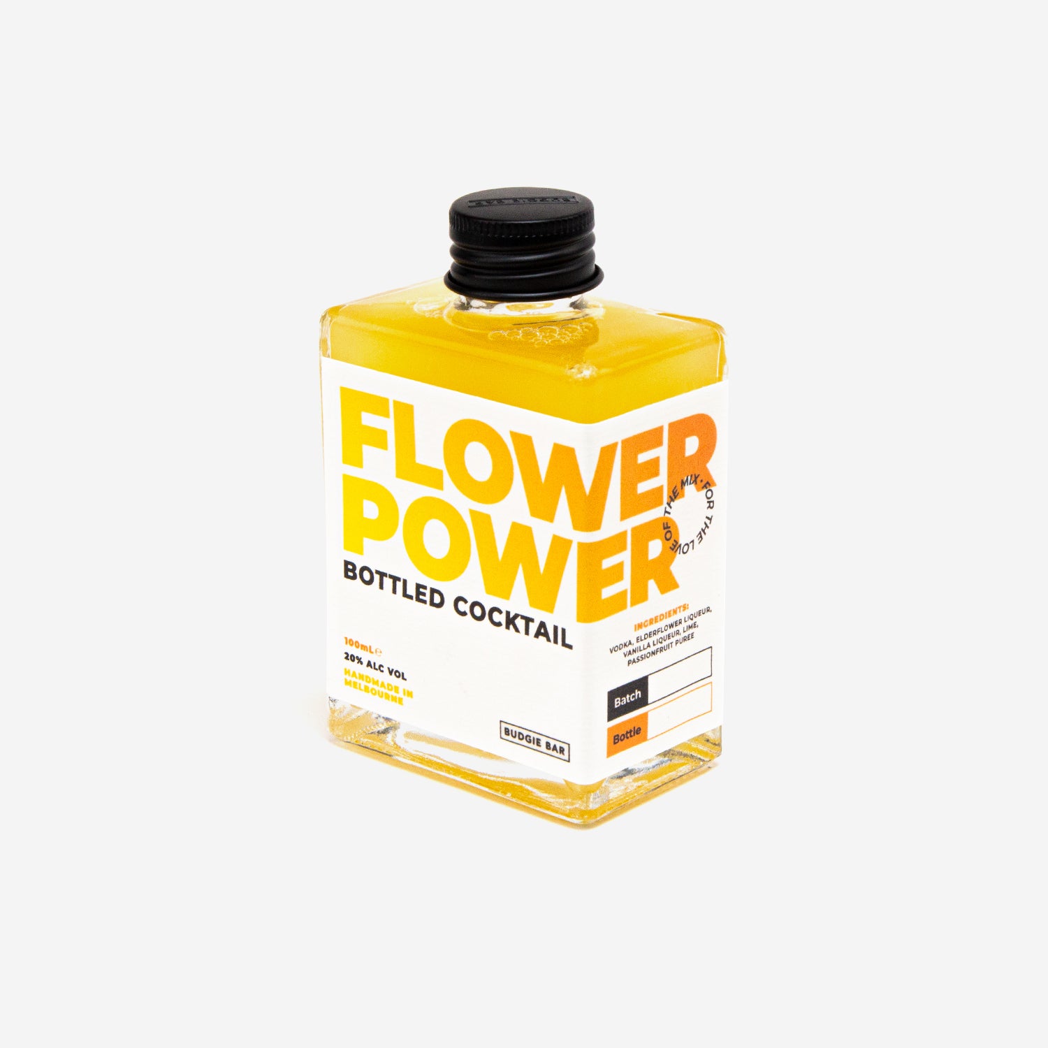 Flower Power Bottled Cocktail