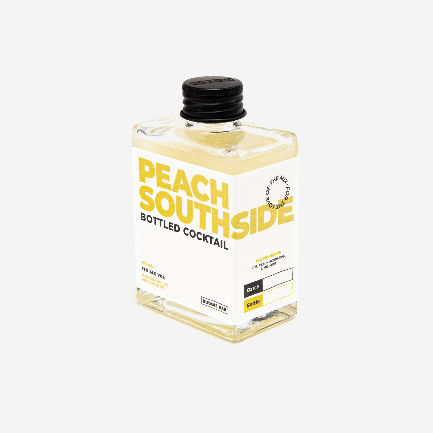 Peach Southside Bottled Cocktail