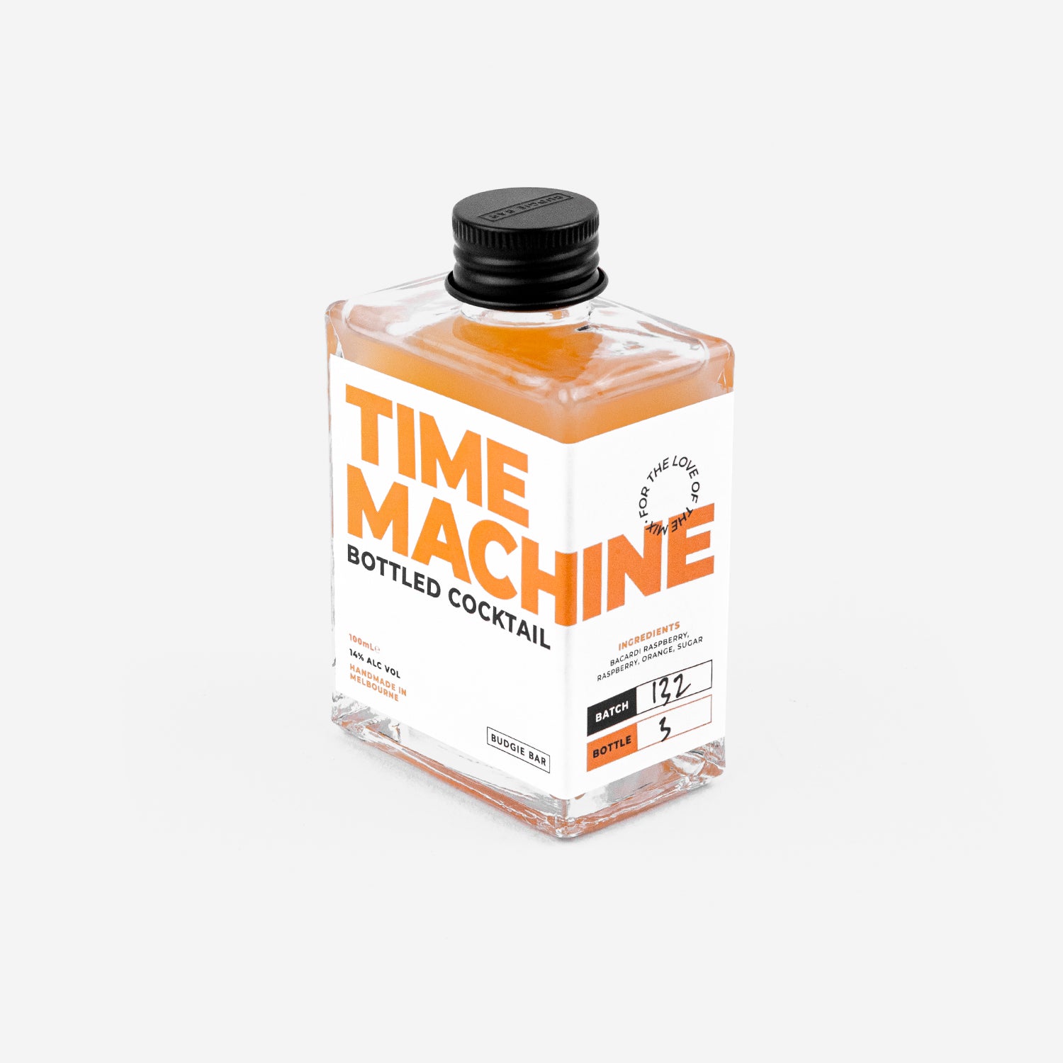 Time Machine Bottled Cocktail • The Budgie Store